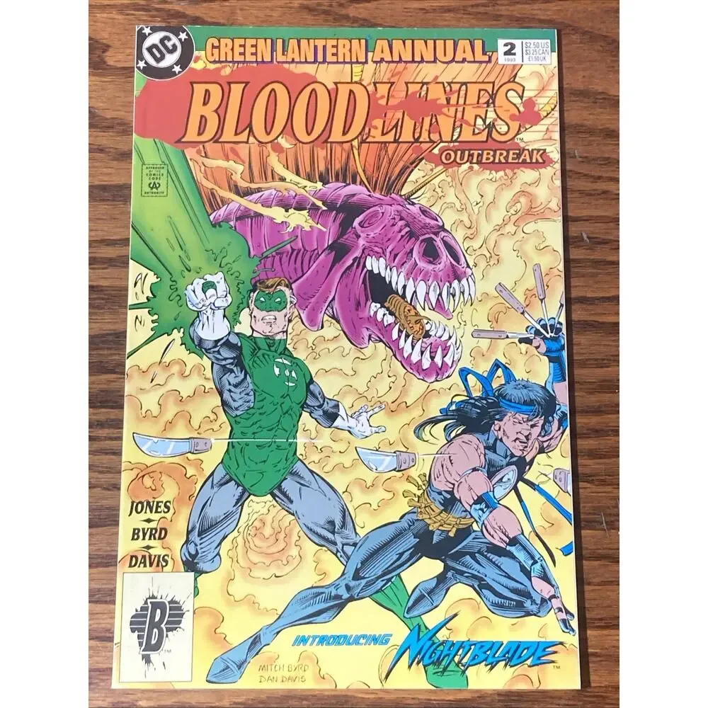 Green Lantern Annual #2 Bloodlines Outbreak DC Comic Book 1993